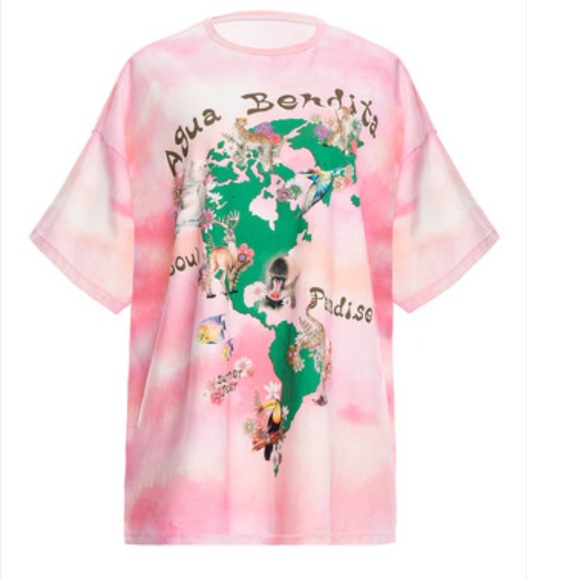 NWT Agua Bendita Java Thera Tee Shirt size Large - Picture 1 of 9